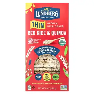 Red Rice & Quinoa Thin Brown Rice Cake - Lundberg