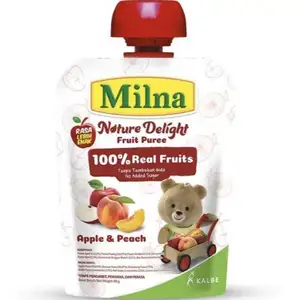 Apple and Peach No Added Sugar Puree - Milna
