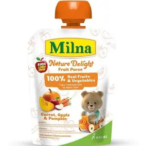 Carrot, Apple & Pumpkin Fruit & Vegetable Puree - Milna
