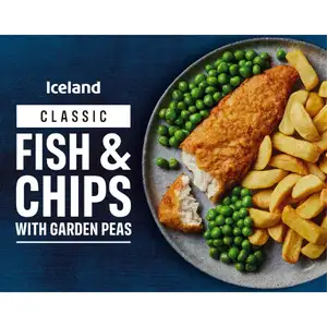 Fish & Chips with Garden Peas - Iceland