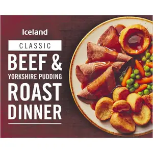Beef & Yorkshire Pudding Roast Dinner - Iceland