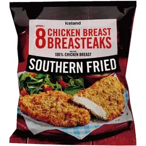 Chicken Breast Breasteaks Southern Fried - Iceland