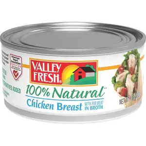 Chicken Breast with Rib Meat in Broth - Valley Fresh
