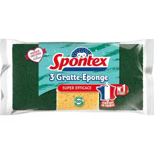 Super Effective Heavy-Duty Sponge Scourer - Spontex