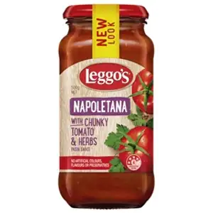 Napoletana with Chunky Tomato & Herbs Pasta Sauce - Leggo's