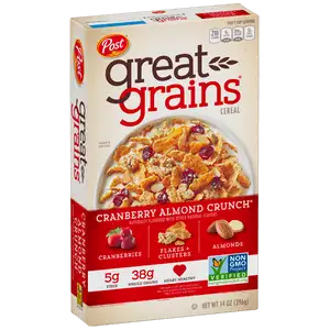 Cranberry Almond Crunch Great Grains Cereal - Post