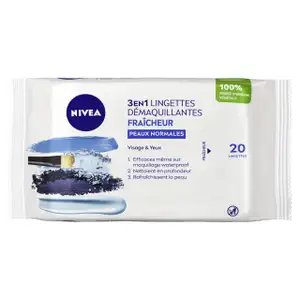 3in1 Freshness Make Up Remover Wipes Normal Skin - Nivea