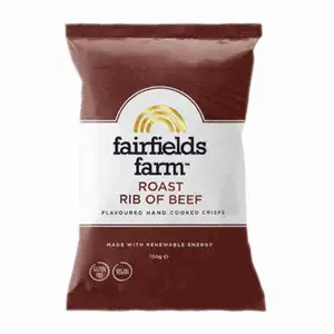 Vegan Gluten Free Roast Rib of Beef Chips - Fairfields Farm