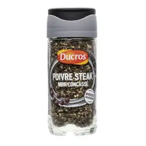 Cracked Black Steak Pepper - Ducros