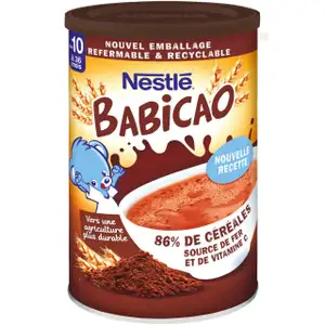 Baby Cereal for 10-36 Months, Babicao - Nestlé