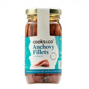 Anchovy Fillets in Olive Oil - Cooks & Co