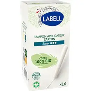 Tampon Applicator Cotton Super - Labell