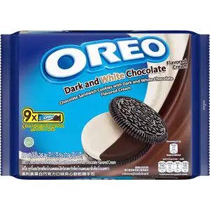 Chocolate Sandwich Cookies with Dark and White Chocolate Flavoured Cream - Oreo