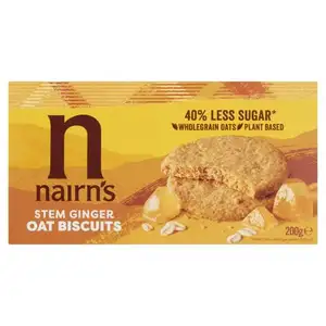 Stem Ginger Oat Biscuits - Nairn's