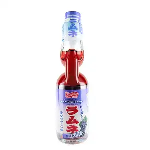 Carbonated Ramune Drink Grape - Shirakiku
