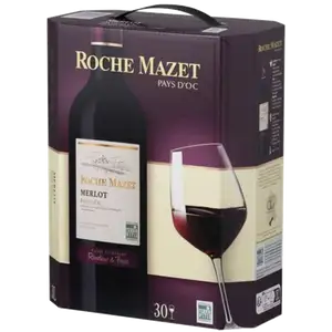 Roche Mazet Merlot Rouge 3L - Celliers D'Asie