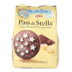 Pan di Stelle Cacao Biscuits and Iced Sugar Stars - Barilla