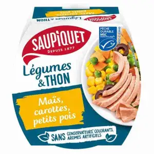Corn, Carrot, Peas & Tuna - Saupiquet