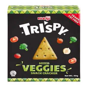 Trispy Mixed Veggies Snack Cracker - Meiji