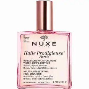 Prodigious Floral Oil Multi Purpose Dry Oil For Face Body Hair - Nuxe