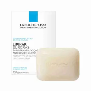 Lipkar Sugras Anti-Dryness Cleansing Bar for Sensitive and Dry Skin - La Roche Posay