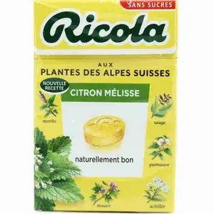 Lemon Melissa Candy Sugar Free - Ricola