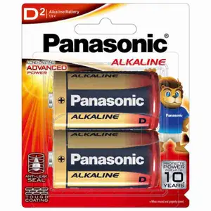 Alkaline 1.5V D2 - Panasonic