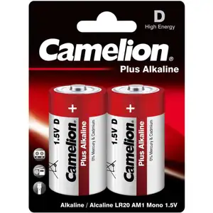 Plus Alkaline Battery 1.5V D - Camelion