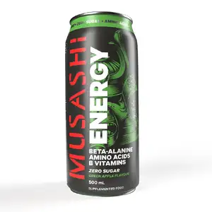 Grean Apple Zero Sugar Energy Drink - Musashi