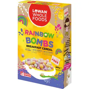 Gluten Free Rainbow Bombs Breakfast Cereal - Lowan Whole Foods