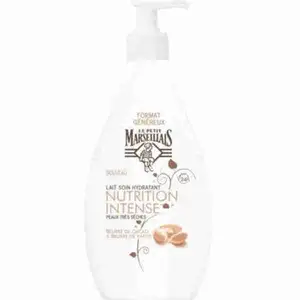 Moisturizing Body Milk, Intense Nutrition, with Cocoa Butter and Shea Butter - Le Petit Marseillais