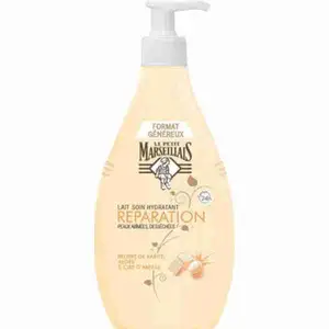 Moisturizing Repair Milk Shea Butter Aloe and Beeswax - Le Petit Marseillais