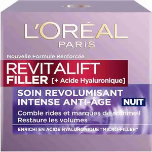 Revitalift Filler Revolumizing Anti-Wrinkle Night Cream - L'Oréal
