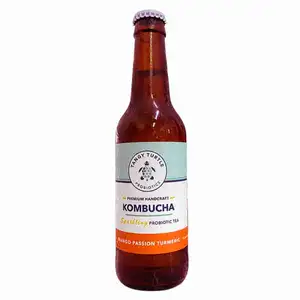 Kombucha Mango Passion Turmeric - Tangy Turtle Probiotics
