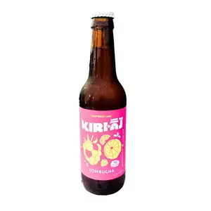 Kombucha Raspberry Lime  - Kiri Beverages