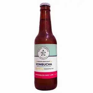 Kombucha Watermelon Mint Lime - Tangy Turtle Probiotics