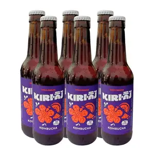 Kombucha Citrus Hibiscus X6 - Kiri Beverages