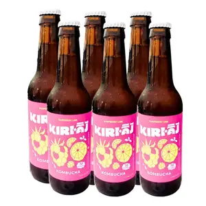 Kombucha Raspberry Lime X6 - Kiri Beverages