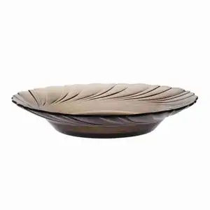 Beau Rivage Créole Deep Plate Glass Brown - Duralex