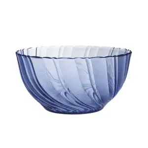 Beau Rivage Marine Round Bowl Glass Blue 22.5cm - Duralex