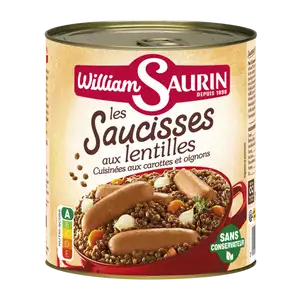 Sausage with Lentils - William Saurin