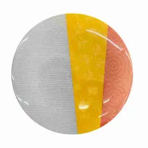 Pattern Round Melamine Trivet (Food Cover)