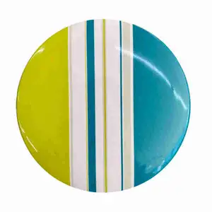 Blue Line Round Melamine Trivet (Food Cover)
