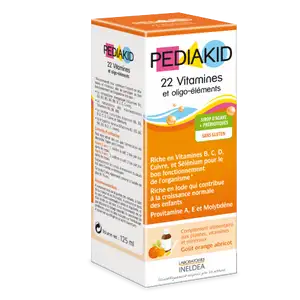 22 Vitamins & Trace Elements Syrup - Pediakid