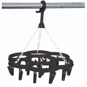 Round Drying Rack Black