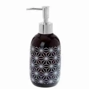 Ceramic Black Soap Dispenser