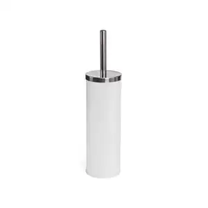 White Toilet Brush Set
