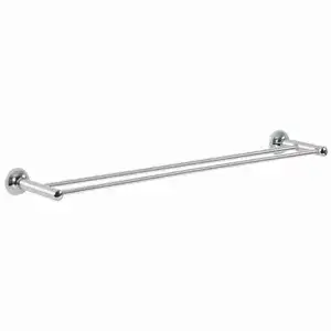 Double Wall-Mounted Towel Rack Steel Countryside 60cm - Spirella