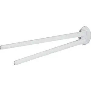 Double Wall-Mounted Towel Rack White - Spirella