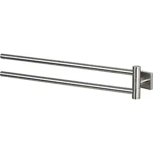 Double Wall-Mounted Towel Rack Nyosteel - Spirella